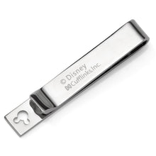 Load image into Gallery viewer, Disney Mickey Mouse Silhouette Cutout Silver Tie Bar
