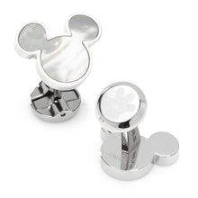 Load image into Gallery viewer, Disney Mickey Mouse Mother of Pearl Cufflinks
