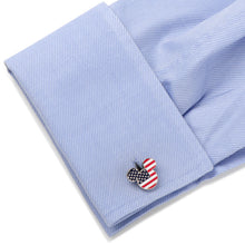 Load image into Gallery viewer, Disney Mickey Mouse Stars and Stripes Cufflinks
