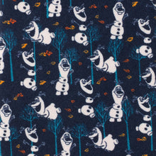 Load image into Gallery viewer, Disney Frozen Olaf Navy Pattern Men's Tie
