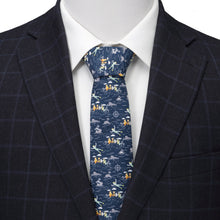 Load image into Gallery viewer, Disney Peter Pan Flying Blue Men&#39;s Tie
