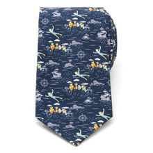 Load image into Gallery viewer, Disney Peter Pan Flying Blue Men&#39;s Tie
