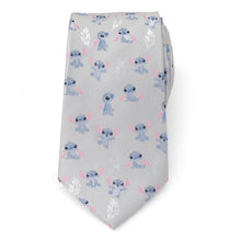Load image into Gallery viewer, Disney Lilo &amp; Stitch Gray Men's Tie
