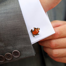 Load image into Gallery viewer, Disney The Lion King Timon &amp; Pumbaa Cufflinks
