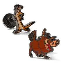 Load image into Gallery viewer, Disney The Lion King Timon &amp; Pumbaa Cufflinks
