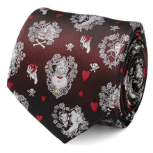 Load image into Gallery viewer, Disney Villains 'Happily Never After' Black Men's Tie
