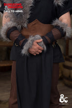 Load image into Gallery viewer, Dungeons &amp; Dragons Barbarian Bracers Brown/Black
