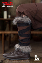 Load image into Gallery viewer, Dungeons &amp; Dragons Barbarian Greaves Brown/Black
