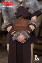 Load image into Gallery viewer, Dungeons &amp; Dragons Barbarian Bracers Hemp/Brown
