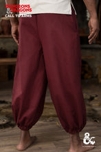 Load image into Gallery viewer, Dungeons &amp; Dragons Monk Trousers Bordeaux
