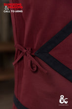Load image into Gallery viewer, Dungeons &amp; Dragons Monk Vest Bordeaux/Black
