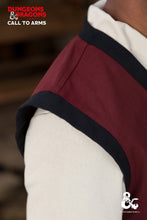 Load image into Gallery viewer, Dungeons &amp; Dragons Monk Vest Bordeaux/Black
