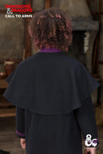 Load image into Gallery viewer, Dungeons &amp; Dragons Warlock Cape Black/Purple
