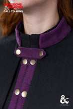 Load image into Gallery viewer, Dungeons &amp; Dragons Warlock Cape Black/Purple
