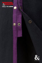 Load image into Gallery viewer, Dungeons &amp; Dragons Warlock Coat Black/Purple
