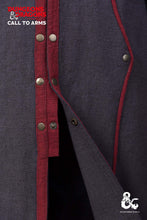 Load image into Gallery viewer, Dungeons &amp; Dragons Warlock Coat Grey/Red
