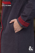 Load image into Gallery viewer, Dungeons &amp; Dragons Warlock Coat Grey/Red
