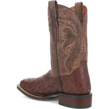 Load image into Gallery viewer, Dan Post Alamosa (Chocolate/Brown) - Men&#39;s Ostrich Skin Leather Cowboy Boots
