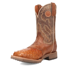 Load image into Gallery viewer, Dan Post Martel - Men&#39;s Ostrich Skin Leather Cowboy Boots
