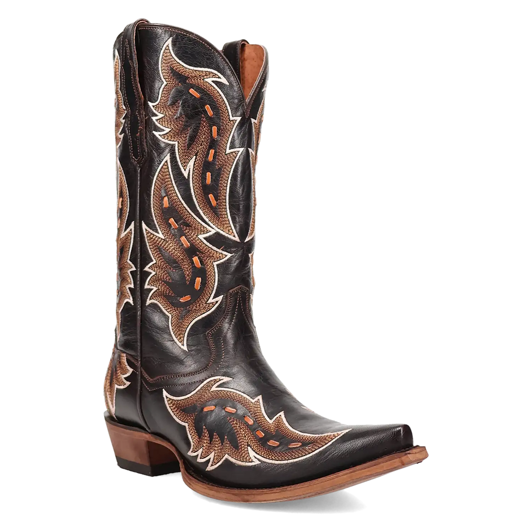 Dan Post Racer - Men's Leather Cowboy Boots