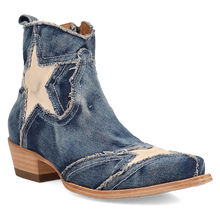 Load image into Gallery viewer, Dan Post Stardust - Women&#39;s Denim Cowgirl Booties

