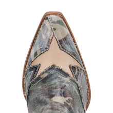 Load image into Gallery viewer, Dan Post Stardust - Women&#39;s Denim Cowgirl Booties
