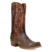 Load image into Gallery viewer, Dan Post Stryke Back - Men's Python Skin Cowboy Boots
