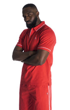 Load image into Gallery viewer, M383 Makobi Luciano Polo Shirt - Red
