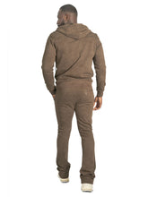 Load image into Gallery viewer, Set | M5455 Lorenzino Zip-Up Hoodie Set - Brown
