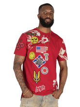 Load image into Gallery viewer, M116 Makobi Punk Patch Tee - Red
