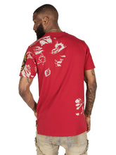 Load image into Gallery viewer, M116 Makobi Punk Patch Tee - Red
