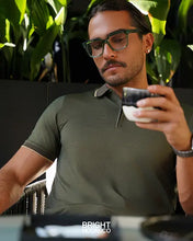 Load image into Gallery viewer, The Mercerized Cotton Polo (Olive)
