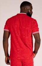 Load image into Gallery viewer, F178 Baroque Terry Polo - Red
