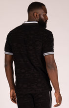 Load image into Gallery viewer, F178 Baroque Terry Polo - Black
