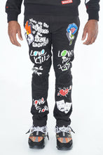 Load image into Gallery viewer, M1999 Love Kills Jeans - Black/Black
