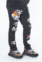 Load image into Gallery viewer, M1999 Love Kills Jeans - Black/Black
