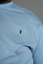 Load image into Gallery viewer, M298 Embossed Knit Tee - Blue

