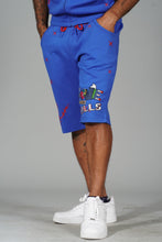 Load image into Gallery viewer, F538/F538S Love Kills Short Sleeves Set- Royal
