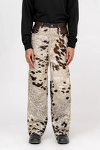 Load image into Gallery viewer, Hair-On Cowhide Pants – Premium Pony Hair Cow Print Unisex
