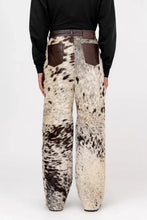 Load image into Gallery viewer, Hair-On Cowhide Pants – Premium Pony Hair Cow Print Unisex
