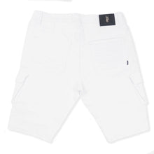 Load image into Gallery viewer, M936 - Makobi Denim Cargo Shorts - White
