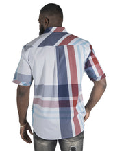 Load image into Gallery viewer, V842 Robert Plaid Button-Down Shirt - Navy
