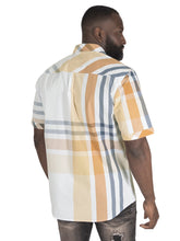 Load image into Gallery viewer, V842 Robert Plaid Button-Down Shirt - Khaki
