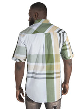 Load image into Gallery viewer, V842 Robert Plaid Button-Down Shirt - Olive
