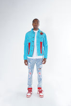 Load image into Gallery viewer, F1045 Frost Dear Sins Cord Jacket - Blue
