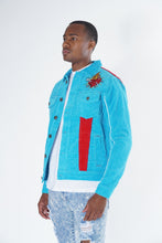 Load image into Gallery viewer, F1045 Frost Dear Sins Cord Jacket - Blue
