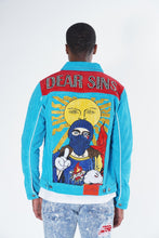 Load image into Gallery viewer, F1045 Frost Dear Sins Cord Jacket - Blue
