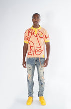 Load image into Gallery viewer, F236 Frost Face Polo Shirt - Peach
