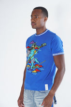 Load image into Gallery viewer, F123 Honest Bread Tee - Royal
