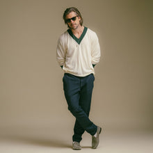 Load image into Gallery viewer, Men's Olive Textured Suede Milano Loafer
